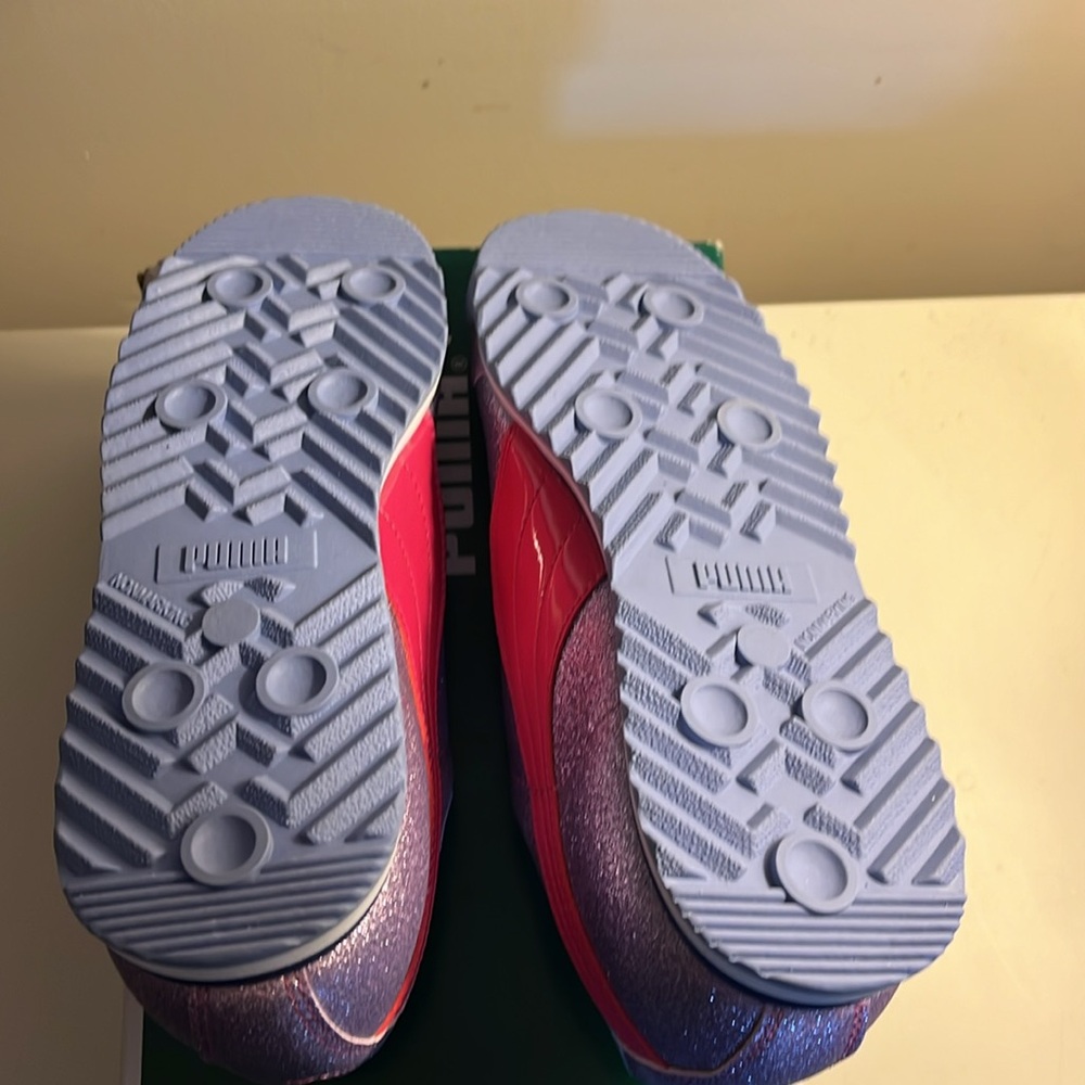 NEW PUMA ROMA Glitz Glam sneaker in Lavender Lustre NEW in box size 2.5 - Picture 5 of 5